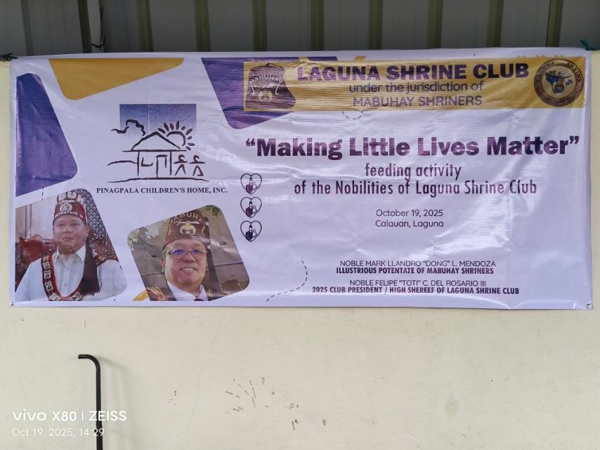 Laguna Shrine Club Feeding Activity